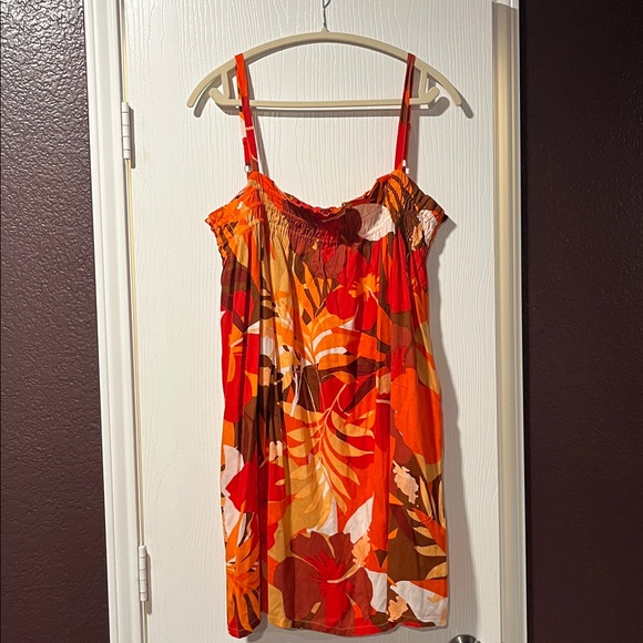 Vibrant Floral Mini Dress - Picture 1 of 2